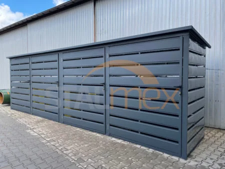 Wiata śmietnikowa BTX 7016 grafit MAT