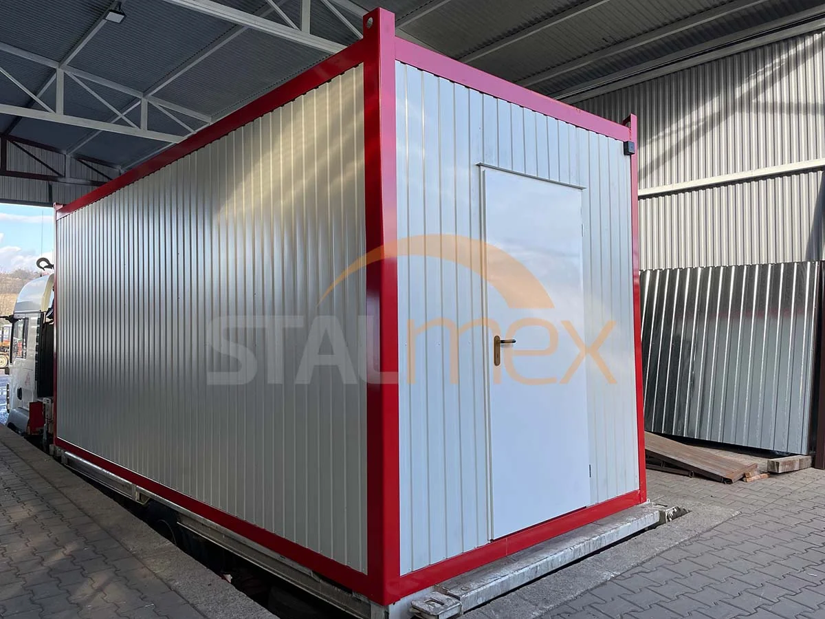 Kontener socjalny ocieplany / kontener biurowy / kontener magazynowy / stróżówka
